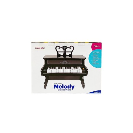 Musical Children's Center-Piano Everflo Keys, black color-4