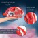 Sewing set, 75 items, in PVC handbag, color mix