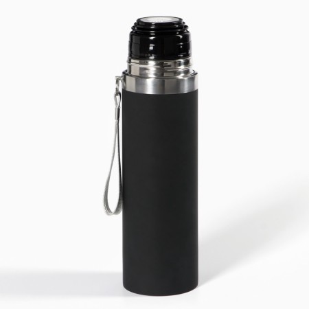 Thermos, 500 ml, the “real man” sleeve, with a circle, retains heat 10 hours, 6.5 x 24 cm-6