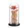 Nightlight "Bear with Flower" LED red 3HAAA 10.5x10.5x22cm