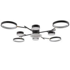 Luer with PDU 2300/9BK LED 190W 3000-6000K Black 85x85x9 cm Bayerlux