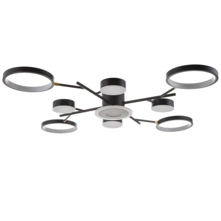 Luer with PDU 2300/9BK LED 190W 3000-6000K Black 85x85x9 cm Bayerlux