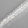 Garland "icicles rhyflated" 2.5 × 0.42 m, IP65, transparent thread, 288 LED, white glow with a drain effect, 12 V effect