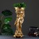 Figure pot "Angel with roses", bronze, 1.8 l/ 24x24x70cm