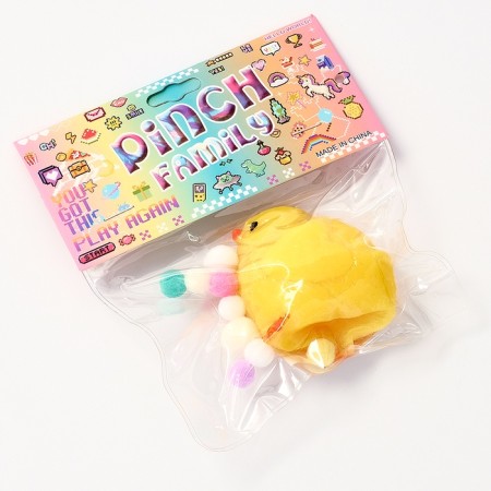 Squish anti -stress - Toy "Tsypa", with fluffy sprinkling-6