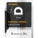 Rubber tundra seal, profile d, size 9x8 mm, black, in packaging 6 m
