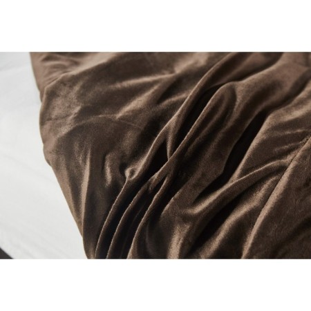 Richard blanket, size 210x230 cm, chocolate color-2