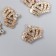 Decor for creativity Metal "Crown of the Emperor" gold, rhinestones 1.4x1.9 cm