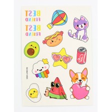 Translated tattoos Best Friends, 12 pcs