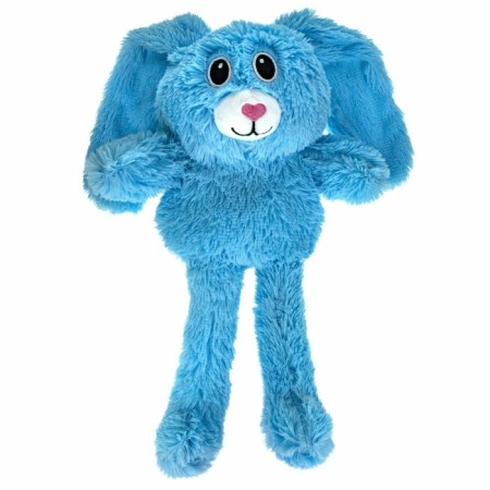 Soft toy "Hare Poztyagun" Blue, 80 cm, ears are stretched