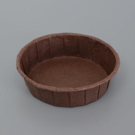 Muffin baking uniform, brown, 7.5 x 2.5 cm-1
