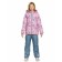 Jacket for girls, height 134 cm, pink color