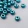 Glass beads 6/0 "metallic. Blue steel" 10 g