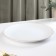 Board ceramic dining shade "Vanilla", d = 27 cm, white color