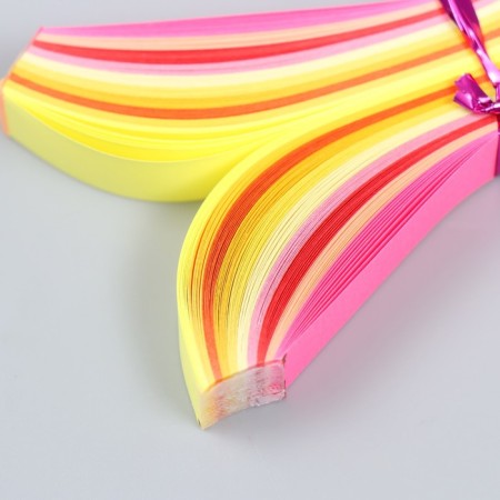 Strips for Quilling "Color" set 100 strips width 1 cm length 25 cm-2