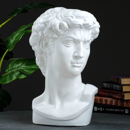 Figure "Bust of David" White, 24x48cm