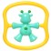 Rattle "giraffes" is turquoise color, crush me