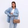 Bag-mixer on the valve, long belt, beige color