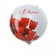 Foil ball 18 "since March 8" tulips, circle, with a substrate