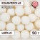 Confectionery sprinkling with a soft center "Pearls", Snow-Snowanay, 12-13 mm, 50 g