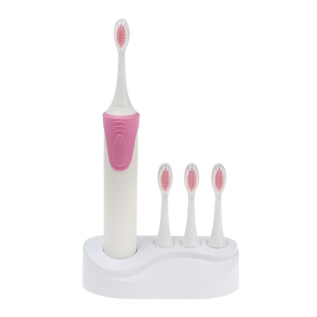 Luazon LP-009 electric toothbrush, 8500 dv/min, 4 nozzles, 2haa, pink-1