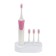 Luazon LP-009 electric toothbrush, 8500 dv/min, 4 nozzles, 2haa, pink