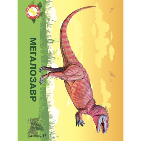 Cards for smart development. Dinosaurs. 34 cards. Boychenko T.I.-3