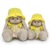Soft toy "Bunny Mi", in a summer kit with panama, 18 cm