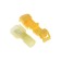 Connector T-shaped, puncturing type, under a wire 2.5-4 mm2, yellow, set 10 pcs