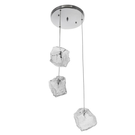Lamp Bayerlux 1956/3cr G4 20W chrome 30x30x15-135 cm