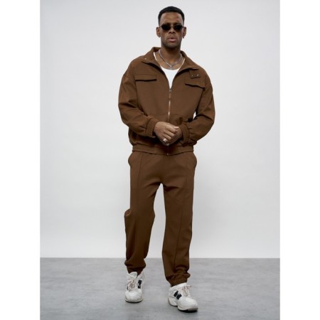 Sports suit men's, size 48, brown color-10