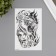 Tattoo on the body Black "Predator" 12x19 cm