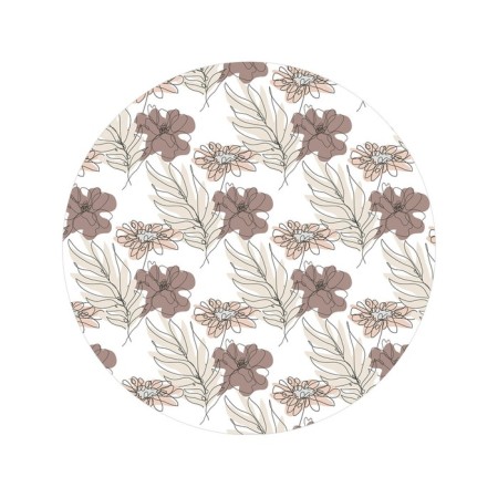 Pareo and beach rug "Crowns", d = 150 cm-1