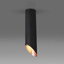 Lamp Ceiling accent Elektrostandard, 7011, 7005 GU10 60x60x250 mm, IP20, black/gold color