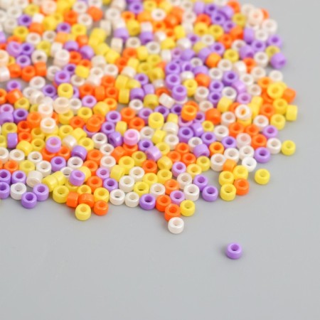 Glass glass 9/0 "Cylinders. Melange. Sunset" Gloss 450 gr
