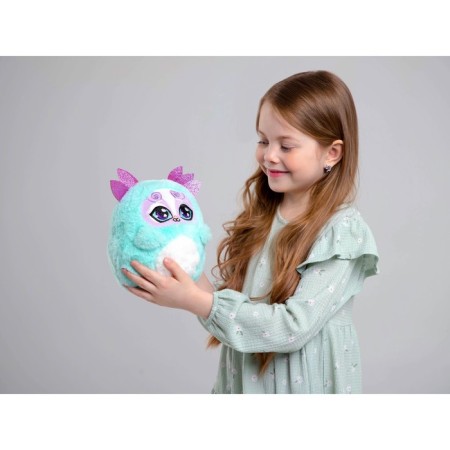 Soft toy "Monster", turquoise color-8