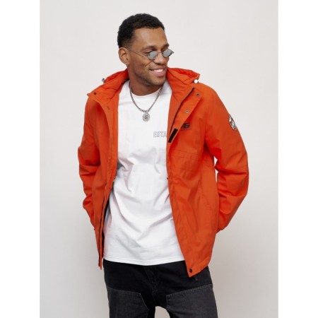 Sports male jacket, size 56, orange color-8