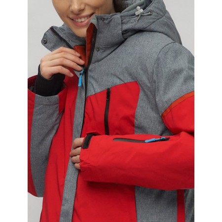 Ski suit female, size 60, red color-23