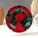 Decorative plate "rose", d = 17.5 cm