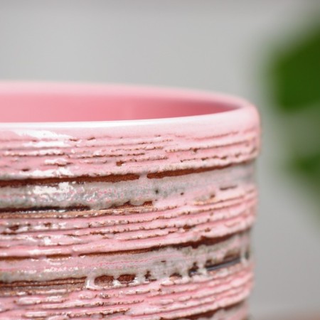 Flower pot "cuckoo" pink, 1.73 liters-6