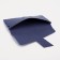 Puff outing case, length 16 cm, blue color
