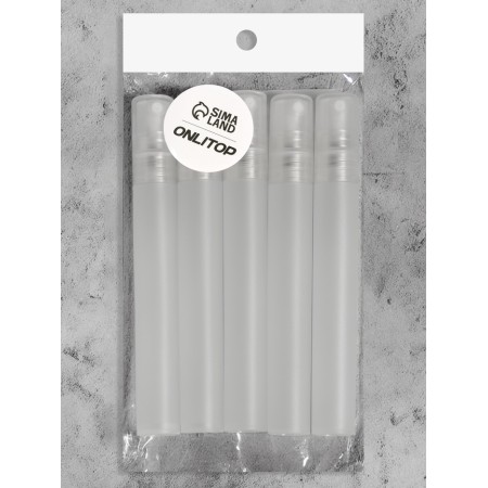 Perfume bottle, with a spray, 10 ml, white color-6