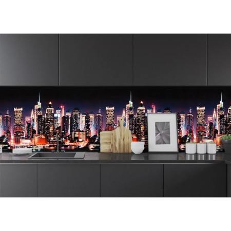 PVC Kitchen apron "City" 3000x600mm-1