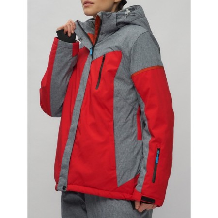 Ski suit female, size 52, red color-22