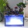 The desktop fountain from the network, backlight + Aquarium "Pagoda at the top" 32x21x30 cm