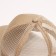 Baby cap for a girl with a grid, beige color, rn 54