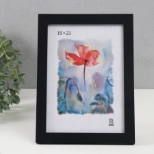 Photo frame MDF (108) 15x21 cm, black color