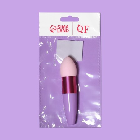 Makeup sponge with a drop “drop”, 10 × 3 cm, color mix-9