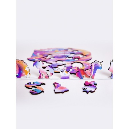 Figure puzzle "Caratumel unicorn", 50 parts, 20 × 29 cm-2