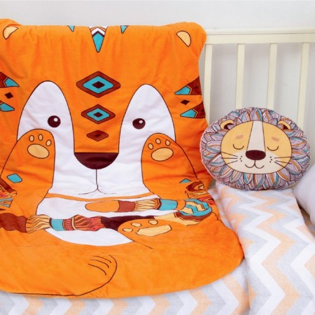 Pillow decorative baby I “lion” 35x31 cm, velor, 250g/m2-4